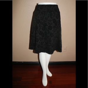 JOE B Women’s Black Floral Skirt